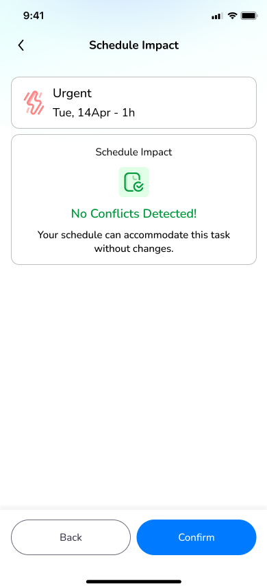 Schedule impact 2